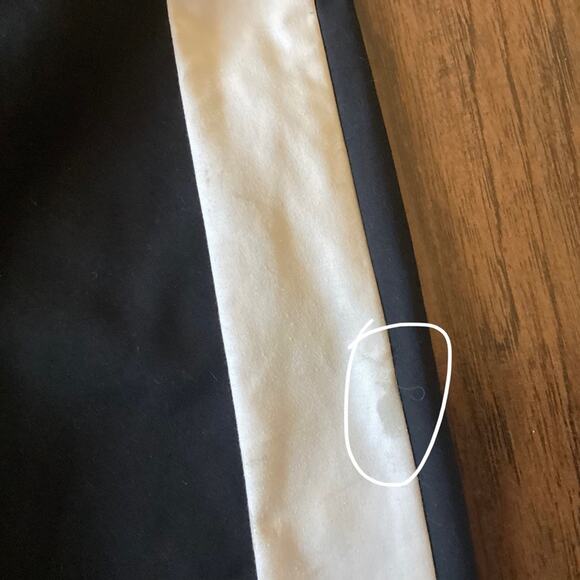 WHBM tuxedo side stripe taper ankle pants - Picture 5 of 9